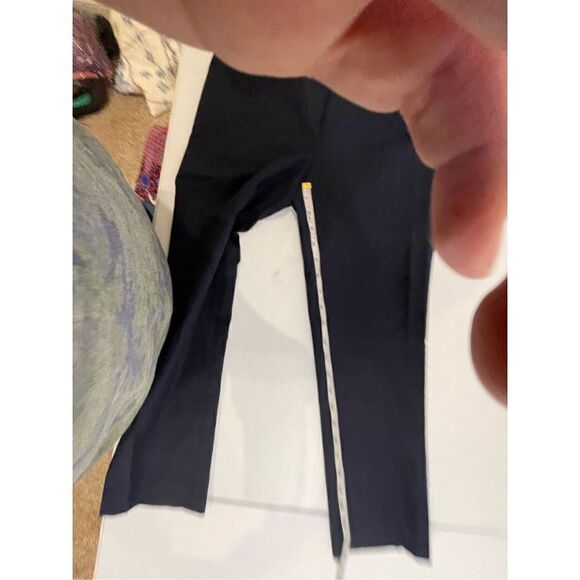 Loft women’s navy blue cropped Marisa fit The Riviera Pant size 0 petite NWT - Picture 5 of 8